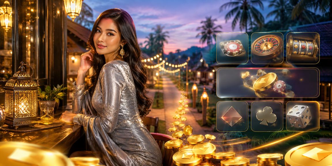 Aplikasi kasino Malaysia diakses semasa sambutan Hari Raya dengan suasana meriah